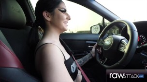 Car Fuck Interview With Petite Kaitlyn Katsaros