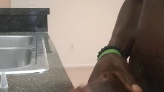 The resident wanted to watch the Nasty Maintenance Man stroke it 