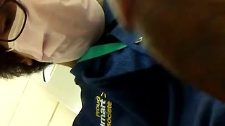 Caught by coworker and ejeculated at the same time - not planned