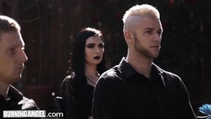 BurningAngel Marley Brinx Seduces A DILF Into Fucking Her During His Wife's Funeral