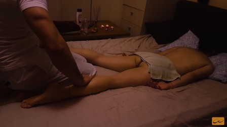 Sensual nuru thai massage end up with hard sex, orgasm and cum