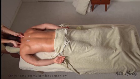 Relaxing, Slow, Sensual Tantric Lingham Massage Ends with Creampie - Kate Marley
