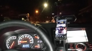 Riding around watching pornhub models