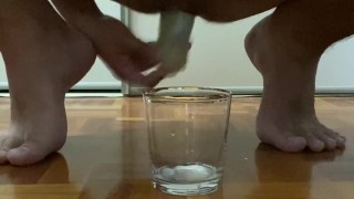 prostate milking and swallowing cum