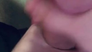 Playing with your cock during class