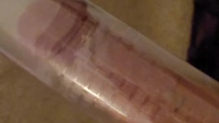 First time pumping the penis 
