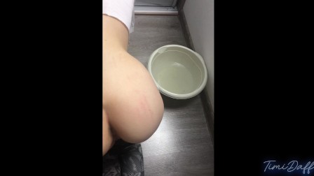 I FUCKED MY STEPSISTER WHILE SHE WAS MOPPING THE FLOORS!4K POV