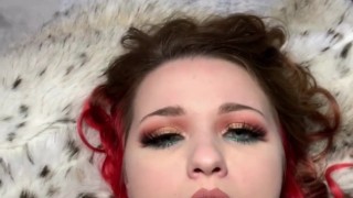 Millie Million is tied up beside the Christmas tree and plays with all her holes - Video Trailer