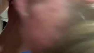 Wife blowjob, funny ending, sorry so short!