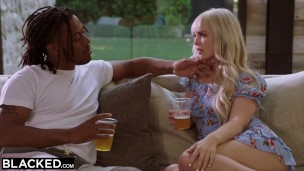 ebonyED BBC-Hungry tiny Blonde gets creampied by roommate