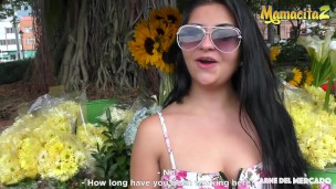 CarneDelMercado - Leidy Silva latina Colombiana teen Threesome Sex Leads To Squirting - MAMACITAZ