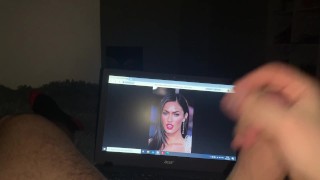 Jerk off on Magan Fox with cumming