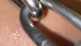 Dildo play while mistress is subdued 