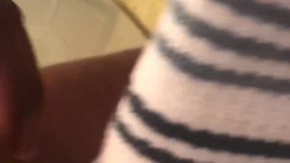 Submissive blonde's slut mouth totally USED. Then she drinks COFFEE with CUM! (Full Video)