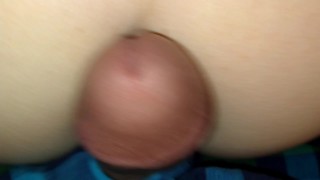 teasing his cock before he bends me over