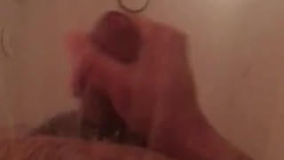 Hot Guy Masturbating in the Shower with Shaking Orgasm
