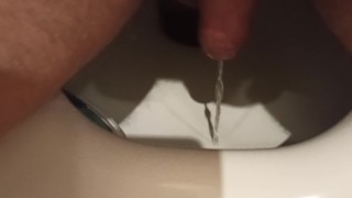 I love to piss a little excited cock.