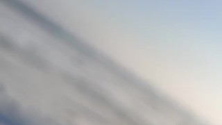 Winter city across the river.