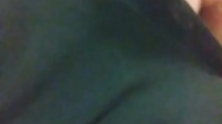 Bouncing boob play while bored