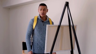 Naked Model Zion Nicholas Becomes Painter's Masterpiece, After ...