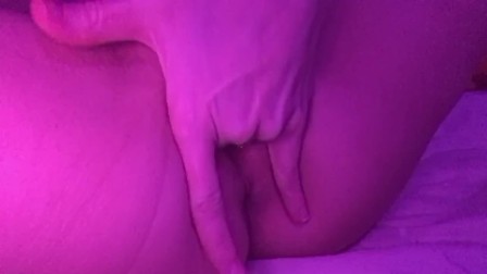 Close up on my creamy tight pussy