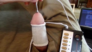 The whore takes it in her mouth, for this she gets a shot in the face
