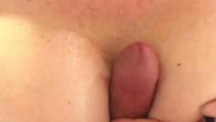 Titty Fucking Collared Wife with Big Italian Dick - Cum on Boobs