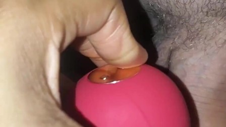 Squirting Ebony Slut Experiencing The Trending Rose Toy