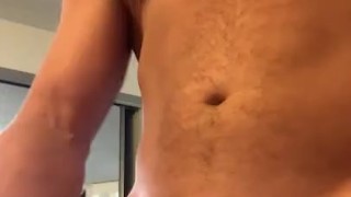 Up close and personal epic solo with gigantic cumshot
