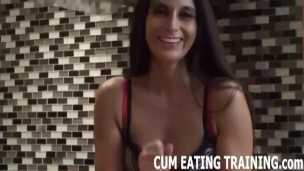 Cum Swallowing Training And CEI Femdom Porn