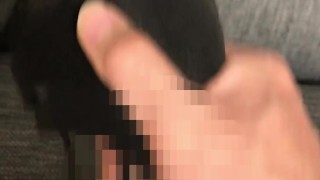 女友達のマスクにぶっかけ　大量射精　オナニー