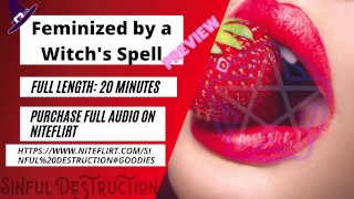 Feminized by a WITCH'S Spell Teaser (Witchcraft Feminization)
