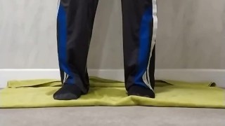 Ass play before shower part one.