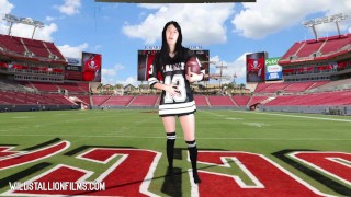 Alexandria Wu’s Sexy Super Bowl Halftime Show Promo 