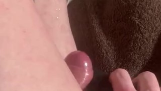 Intense orgasm with wand