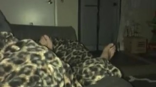 Stroking in my brothers living room preview