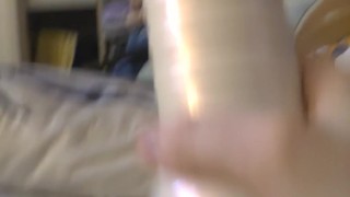 Fleshlight To Handjob Cumshot