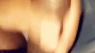 Talking Nasty AF While I’m Stroking My Dick Making My Cum Shoot Out Of My Thick Black Cock