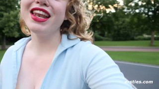 Busty Amateur Sarah Masturbates After Daily Exercise