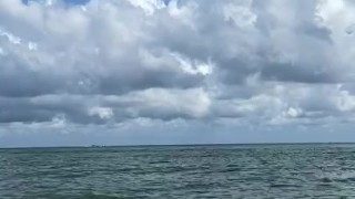 Hot mucsle stud on the beach naked 