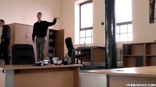 Office anal with young gays Dan Jenkins and Scott Williams