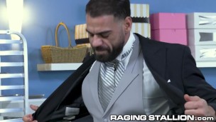 Grumpy Straight Groom Ricky Larkin Needs Ass For Failed Wedding Cake - RagingStallion