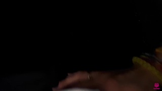 Blowjob on a public bus. Cute blonde set next to me and sucked and swallow cum - Full Video