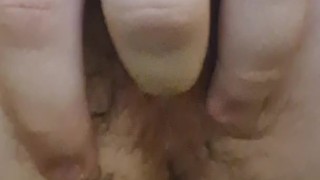 19 year old fingering and spreading his hairy hole