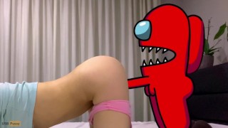 Among Us Futa Impostor Fuck My Step Sis | Animation | USB Pussy