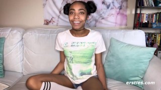 Ebony Beauty Kitty Showing Off Her Hot Body