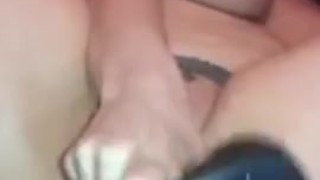 Huge dildo in pussy