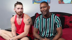 MenOver30 - Muscular Ebony Daddy Quenches His Thirst For Ass