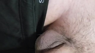 Showing off my hard cock 