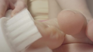 CRUSHED by GIANTESS' FEET WHITE SOCKS (ASMR) (10 min!)